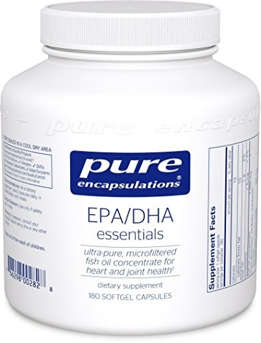 ぴゅあPure Encapsulations - EPA/DHA Essentials - Ultra-Pure, Molecularly Distilled Fish Oil Concentrate