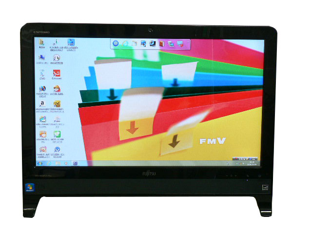 富士通 デスクトップパソコン 中古パソコン FH30/GT ブラック デスクトップ 一体型 本体 Windows7 Athlon DVD 地デジ 4GB/500GB 送料無料 中古