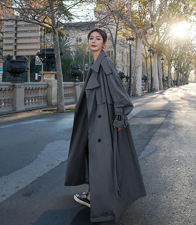 超ロングコート　トレンチコート　チェスターコート レディース 秋 冬 ロングコート 冬コート 超ロング 無地 着痩せ 体型カバー お洒落 きれいめ 通勤 結婚式 二次会 30代 40代
