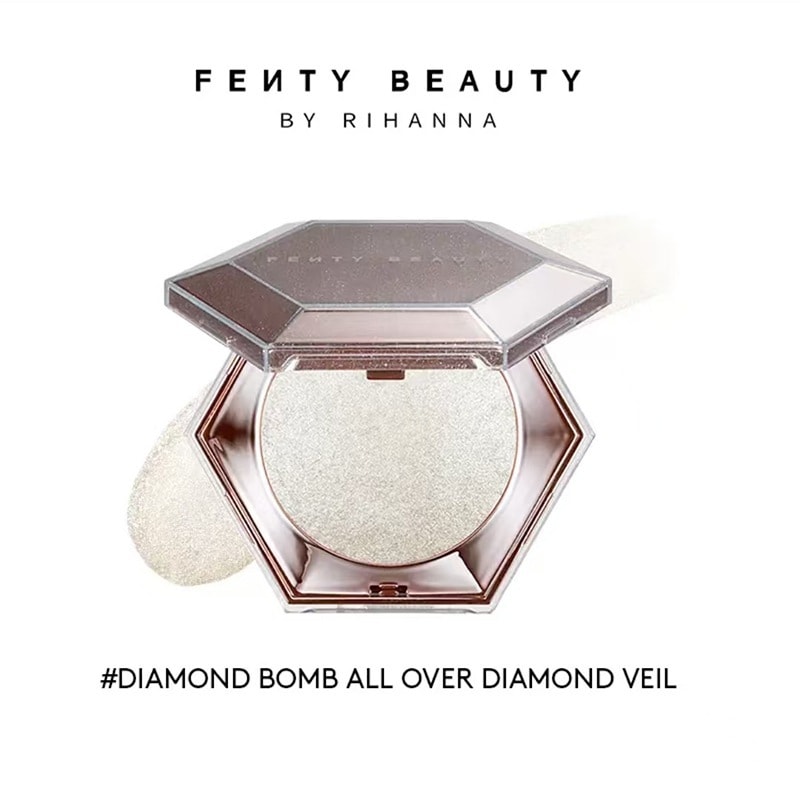 FENTY BEAUTY DIAMOND ダイヤモンド ハイライター Amazon.com: Diamond Bomb All Over Diamond Veil by Fenty