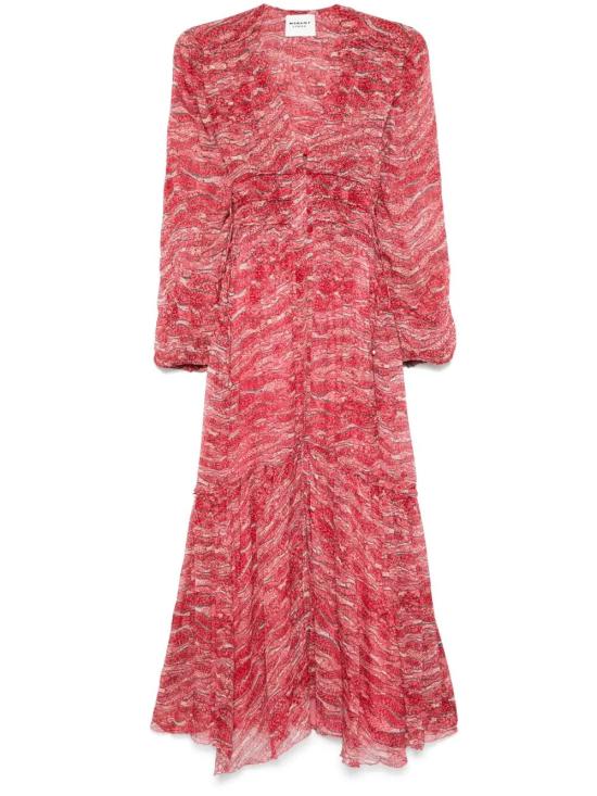 ISABEL MARANT ETOILE Women Long Skirts RO0668FA C1J07E 70RD RED