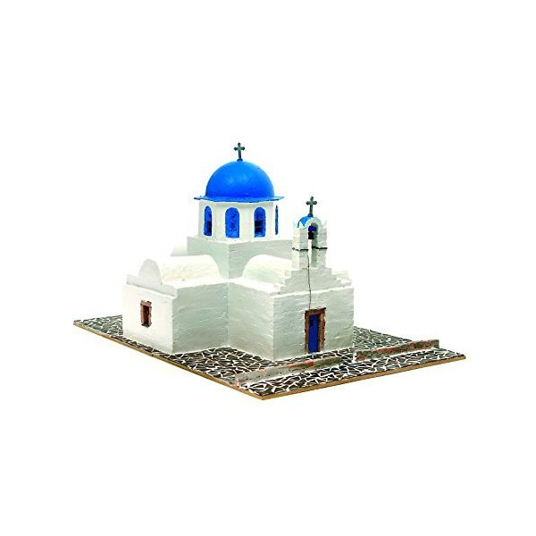 DOMUS-KITS Domus Kits40551 Geography Greek Orthodox Agios Church Model， Scale 1:50， Multicoloured 並行