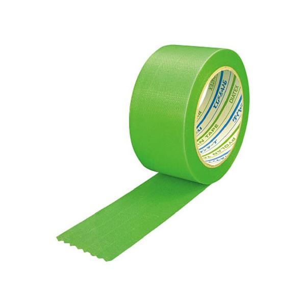 (まとめ) ダイヤテックス パイオラン 塗装養生用テープ 50mm×50m グリーン Y09GR50MM50M 1巻 (×10セット)
