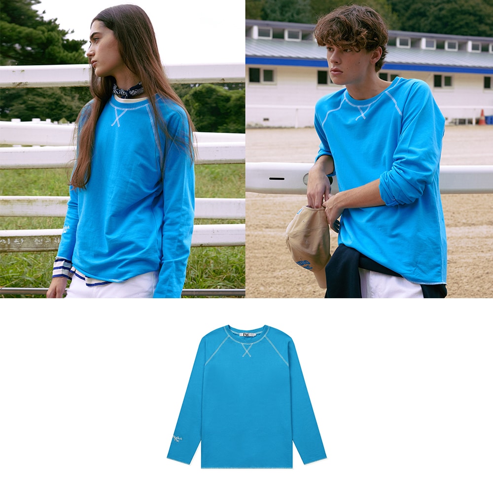 ステッチラグラン長袖Tシャツ