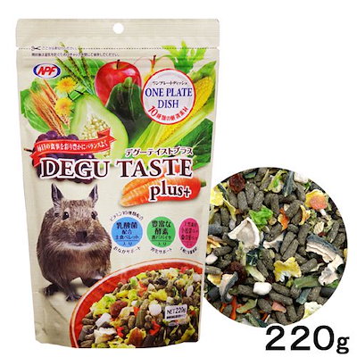 他サイト： ナチュラルペットフーズ デグーテイストプラス 220gの商品画像
