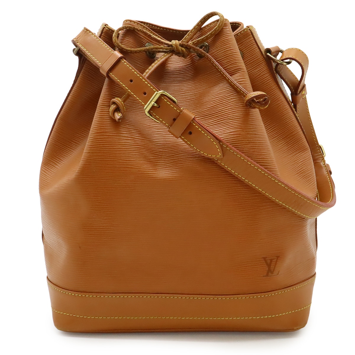 エピ ノエ 巾着型 ショルダーバッグ セミショルダー ワンショルダー ジパングゴールド キャメル M4400