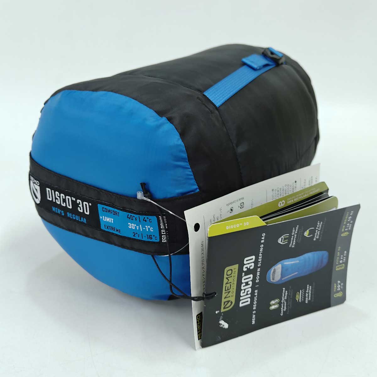 【中古・未使用品】ニーモ ディスコ EP 30 Ms エンドレスプロミス チャイ NM-DSCEP-M30 メンズ NEMO ダウン マミー型シュラフ 寝袋
