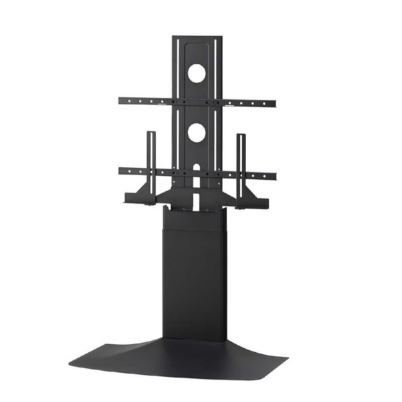 朝日木材　48～77インチ対応 テレビスタンド Swing (壁寄せタイプ) ブラック＆ブラック　WSF820BB