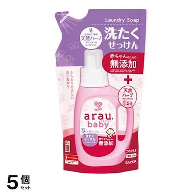 他サイト： arau.baby(アラウ.ベビー) 洗たくせっけん 720mL (詰め替え用) 3個セットの商品画像