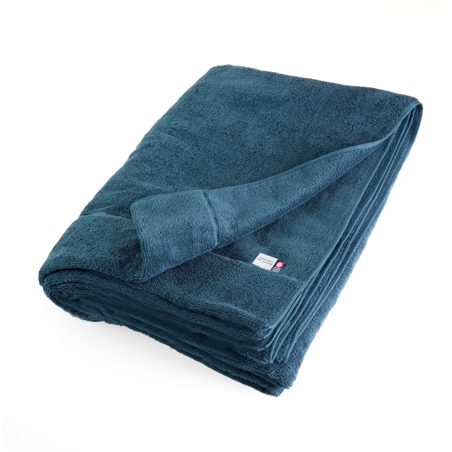 オルタ(oruTa) タオルケット 今治 シングル 夏用 綿100 ふわりピマエアーケット 薄手 軽量 洗える オールシーズン 約140×190cm ネイビー