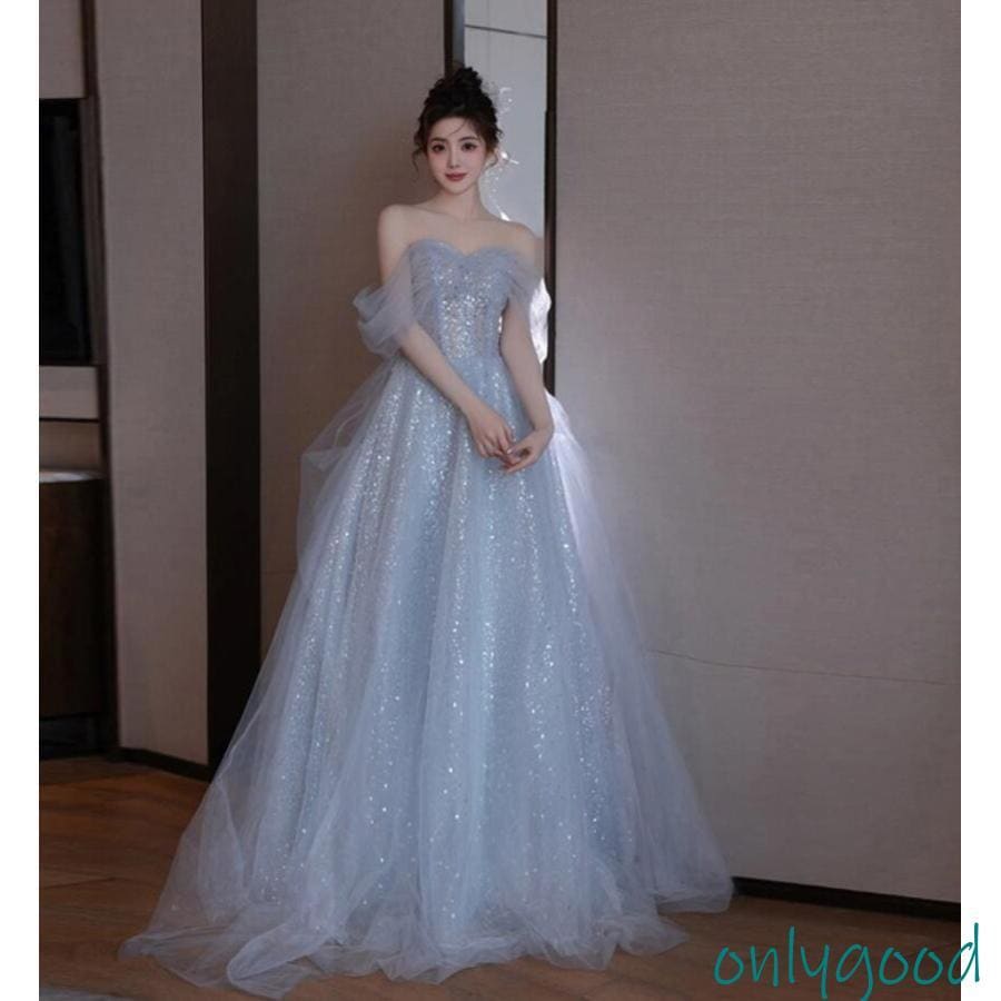 【HLC】ロングドレス 演奏会用 パーティードレス 結婚式 ドレス ステージドレス 大人 ピアノ 発表会 コーラス 合唱衣装 マキシ丈 20代30代40代 大きいサイズ 成人式