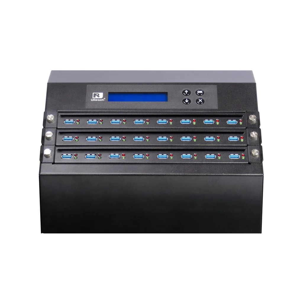 Intelligent U3 シリーズ：24ポートUSB3.2デュプリケーター UB924U3