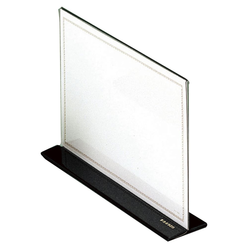 （まとめ買い）ササガワ 卓上メニュー立て T型 大 1個入 34-2920 [x10]