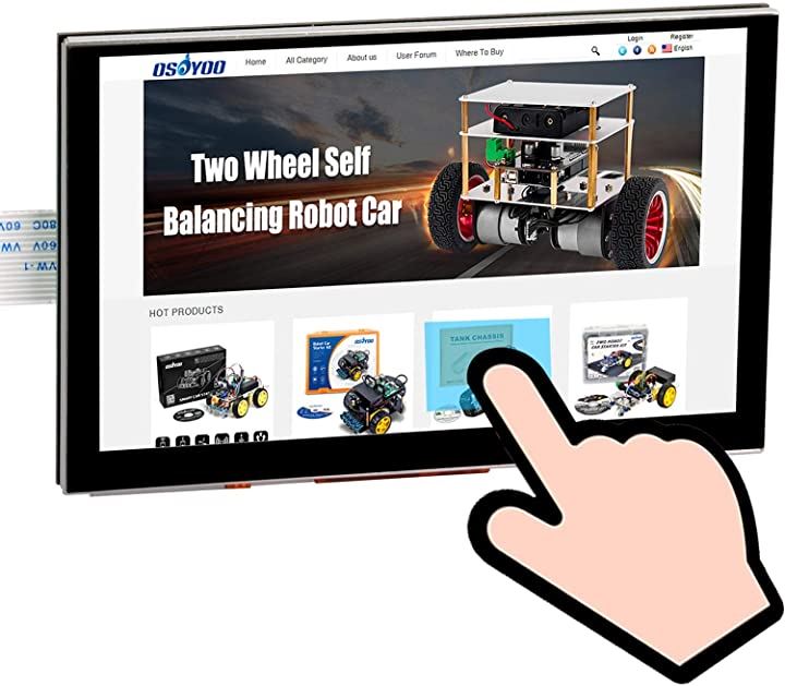 5インチTFT タッチスクリーン DSIコネクタ LCDディスプレイモニター 800x480解像度