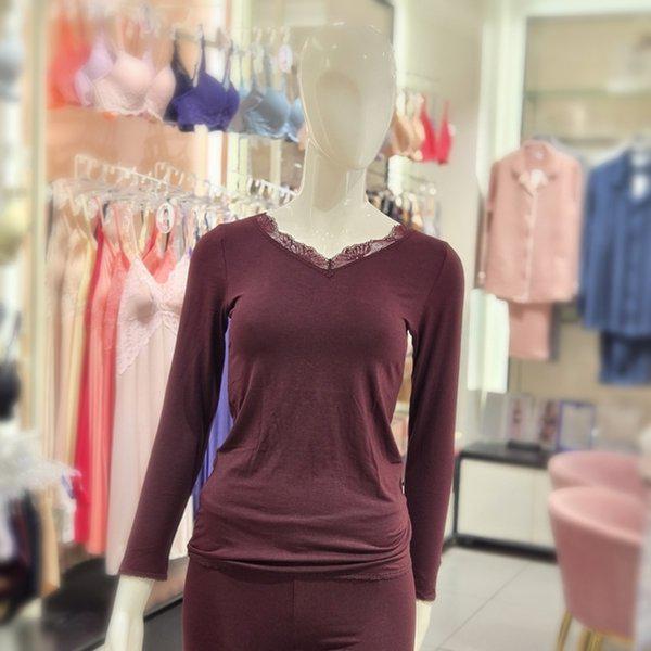 カシミヤ女性用肌着トップス LG9285-WN_s 8,972円