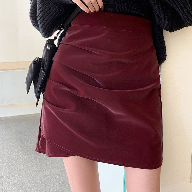 【1つ買うと1つ無料】【メガ割 】 タイトスカート 不規則 ミニスカート Aライン デザイン感 ショット丈 半身スカート 大きいサイズ化粧ポーチ-大容量