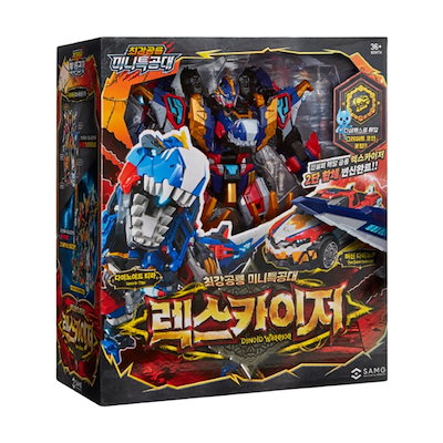 ミニフォース ダイノイド レックスカイザーD6 Miniforce Dinoid Rex Kaiser D6 Transforming Robot Toy Set