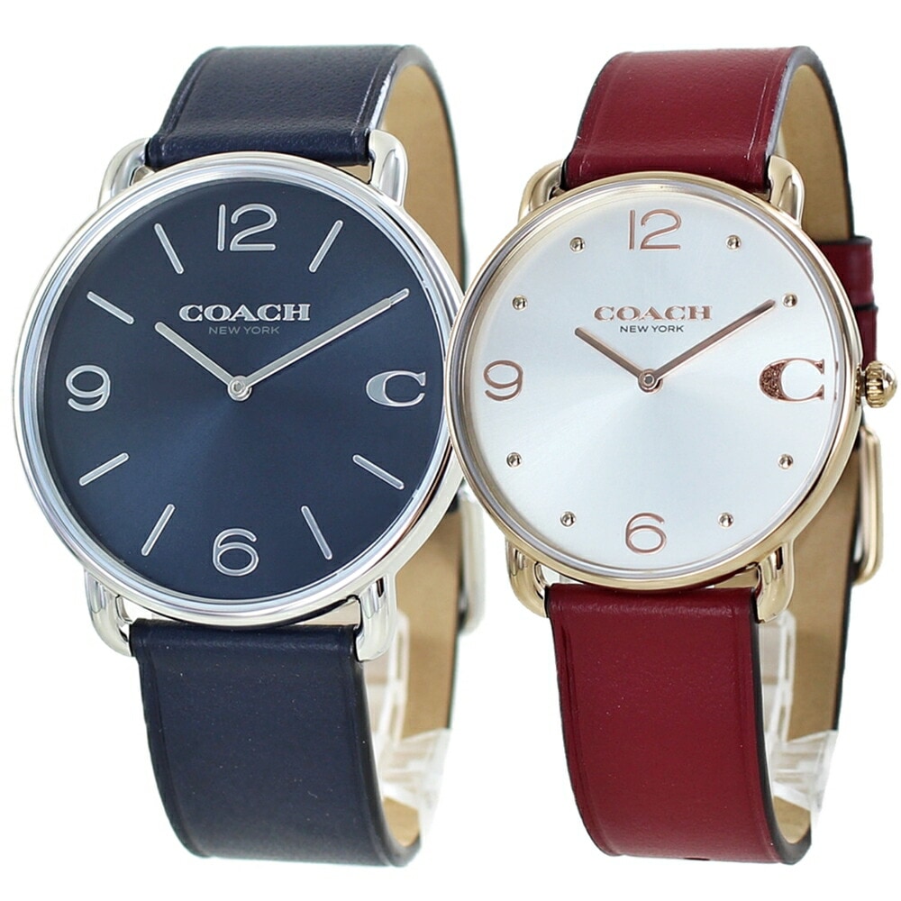 ペアウォッチ コーチ ペア腕時計 カップル 大人 メンズ レディース 革ベルト 夫婦 両親結婚祝い シンプル ブランド 時計 誕生日 結婚記念日 ペアギフト おすすめ クリスマス プレゼント