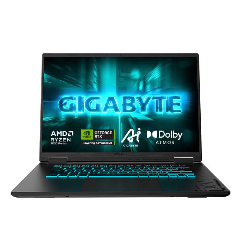 GIGABYTE　ゲーミングノートパソコン ［16.0型/Win11 Home/AMD Ryzen 7/メモリ32GB/SSD1TB］ ブラックスチール　GAMING A16 3WHK3JP864SH