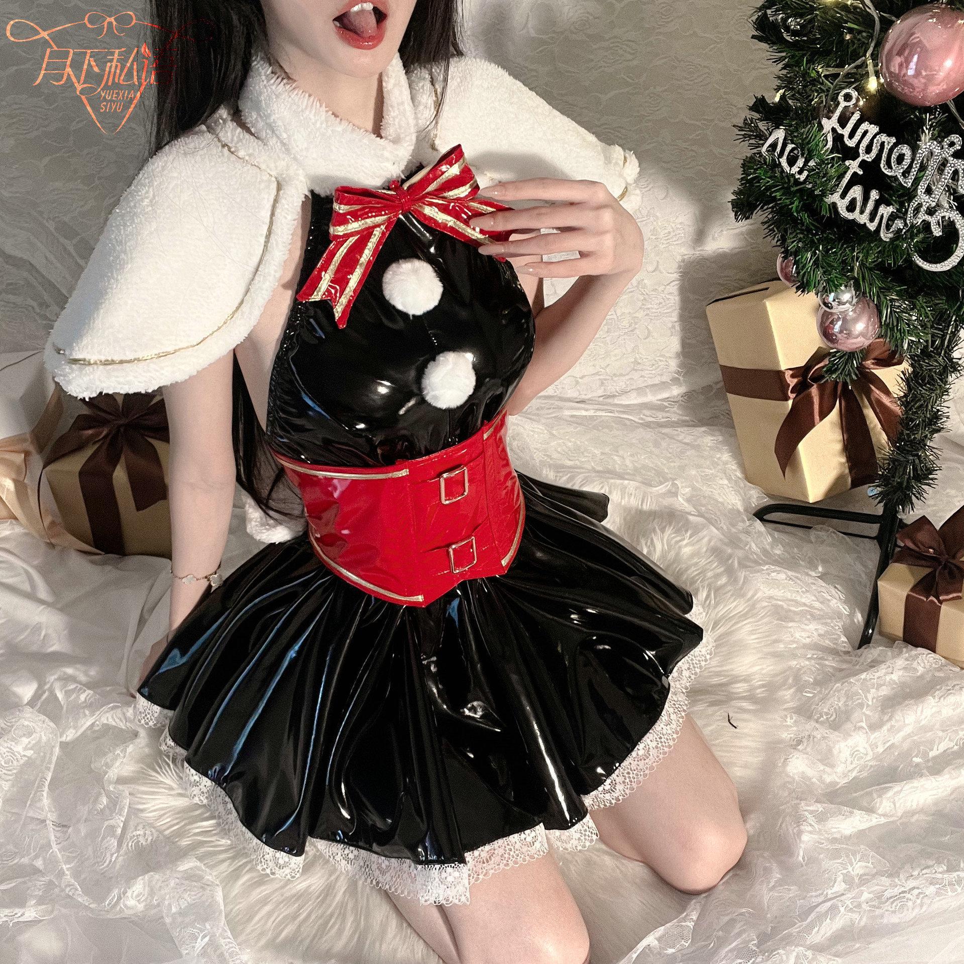 バニーガール クリスマス衣装 うさぎシャツ 制服 干支 レザー コスプレ