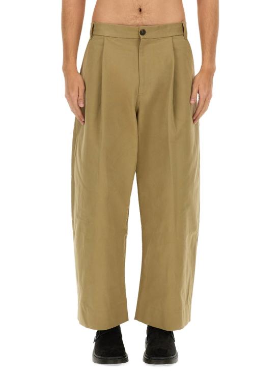 STUDIO NICHOLSON Men Straight Pants SORTESNM 1248 TAN BEIGE