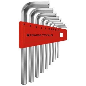 PB SWISS TOOLS 210H-10 ホルダー付六角棒レンチセット（パックナシ）