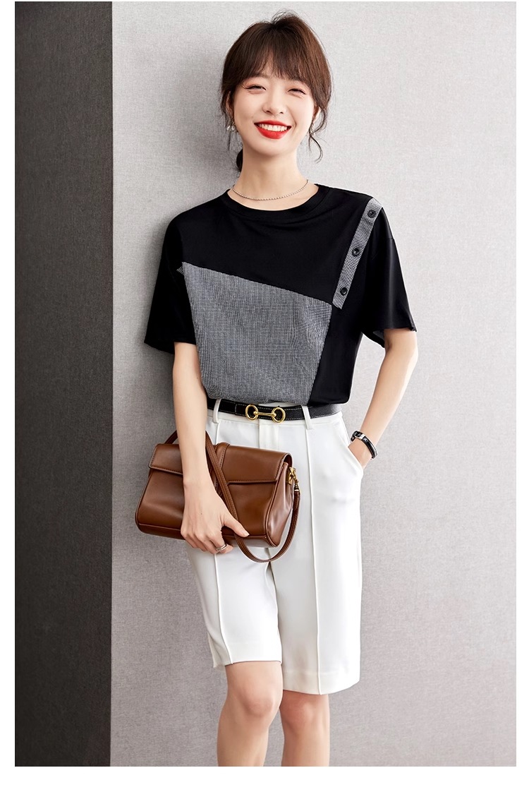 夏 大きいサイズ 婦人服 スリム トップス お肉カバー ゆったり 半袖 tシャツ トップス Tシャツ 袖あり 半袖 ラウンドネック 襟なし きれいめ シンプル カジュアル 大人 上品 おしゃれ お洒落 5,376円