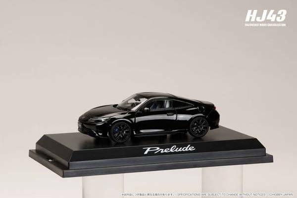ホビージャパン 1/43 ホンダ プレリュード 2025 ブラック【HJ431010BK】 ミニカー HJ431010BK ホンダ プレリュード 2025 ブラック