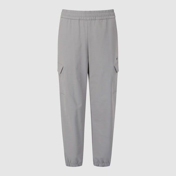 レギュラーフィット ジョガー ナイロン スパンデックス 裏起毛 パンツ GRY / QQ423EPTO2 / 男女共用