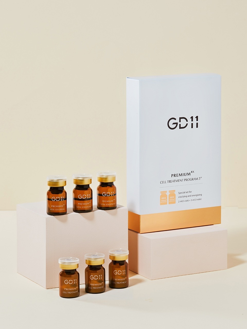 GD11プレミアムRXセルトリートメントプログラム3+スキンケ エキソソームアンプル