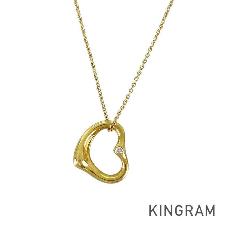 オープンハート ネックレス ftj【中古】