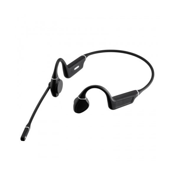 サンワサプライBluetooth骨伝導ヘッドセット MM-BTSH69BK 1個ヘッドセット