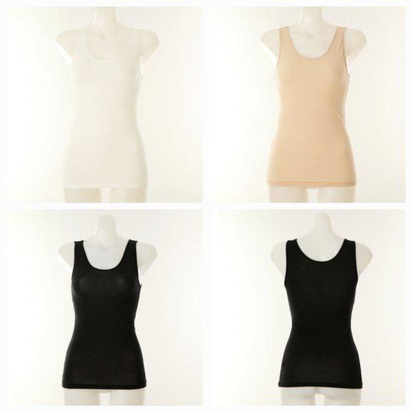 25SS) 綿200数2合ふわふわ肌に刺激のない綿ランニングVLG0051R_DJ