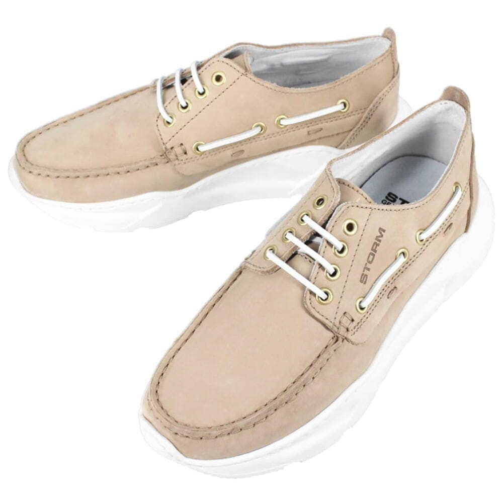 正規品　STORM スニーカー デッキシューズ REMESSA 6552 NL SAND サンド