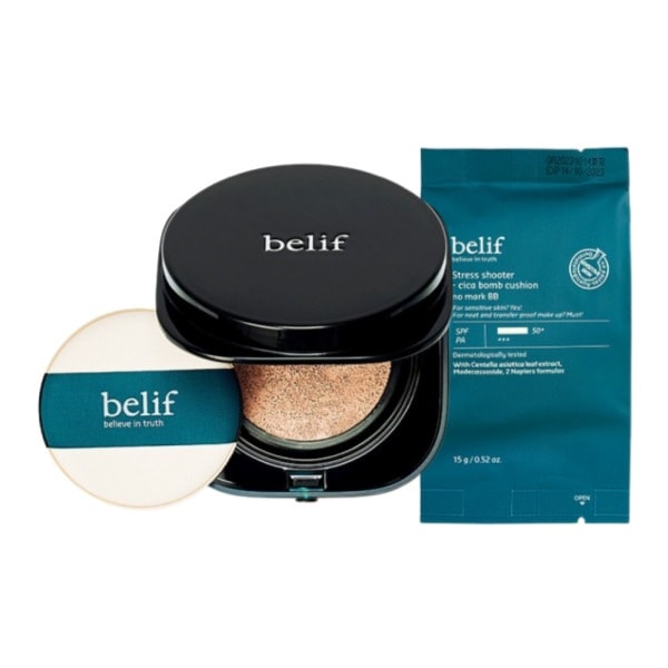 [本品+レフィル]ストレスシューター-シカ バーム クッション 15g+15g [SPF50+ PA+++]