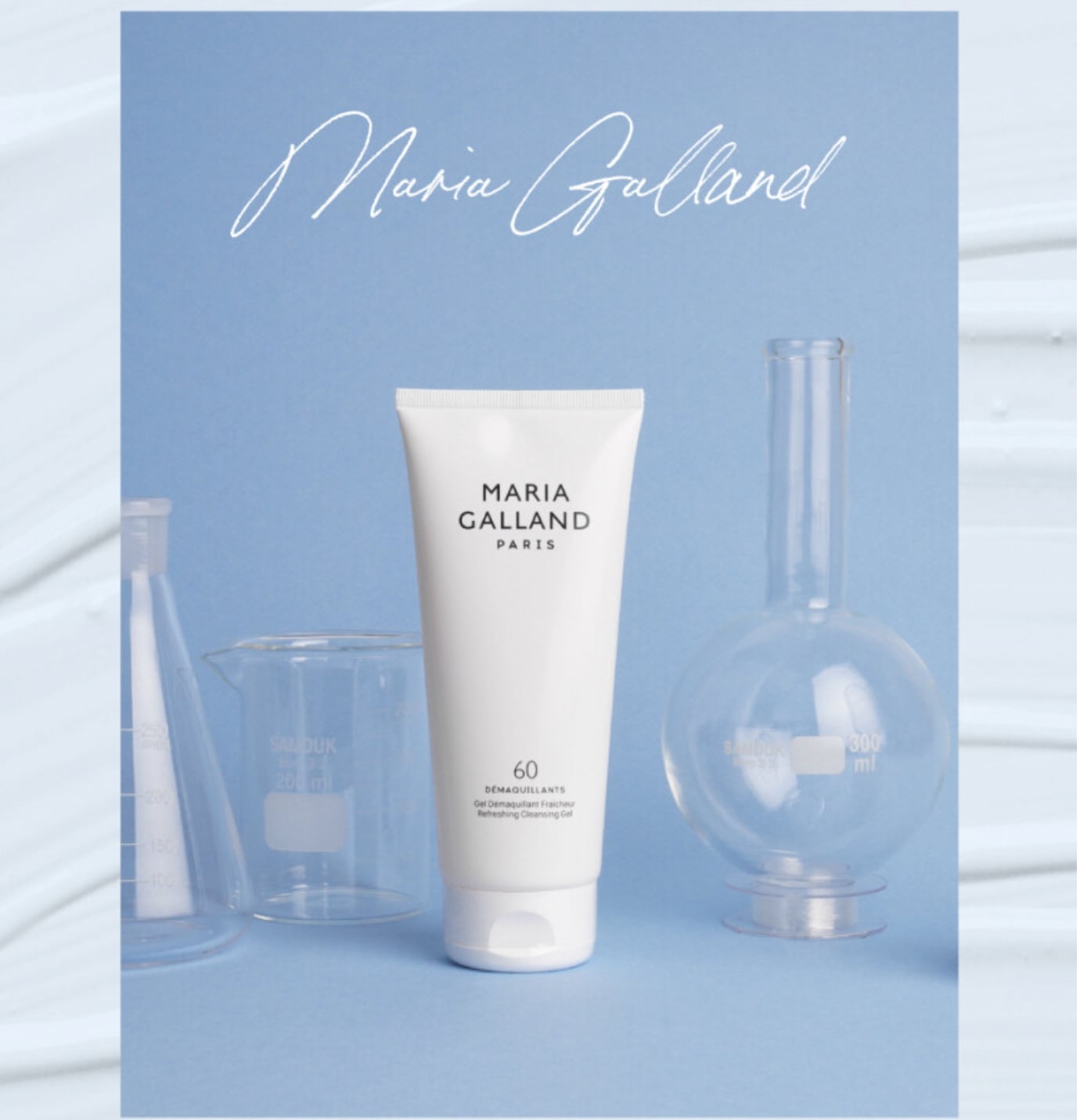 【フランスプレミアム化粧品】マリア ガラン リフレッシング クレンジングジェル 60 200ml + マスクパックをプレゼント