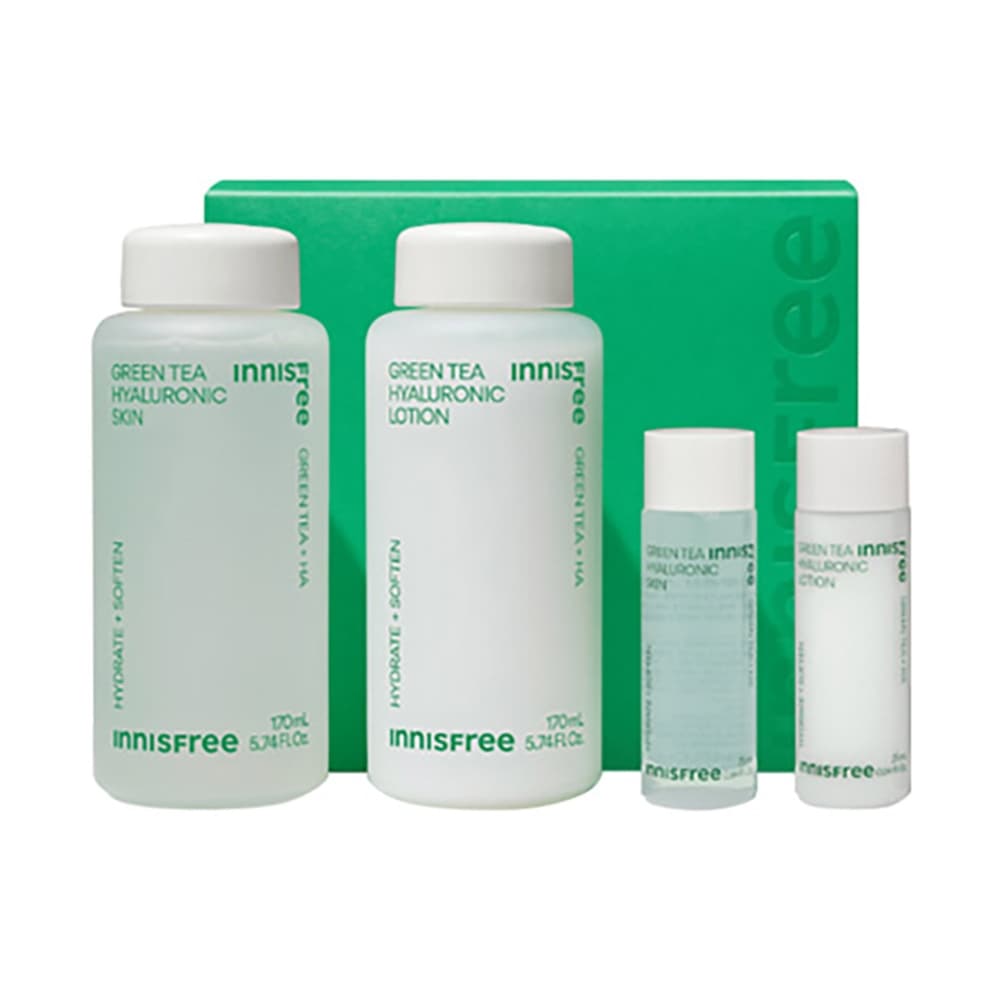 グリーンティーヒアルロン酸(スキン+ローション)セット170ml*2 +グリーンティー(スキン+ローション)キット25ml*2 4,851円