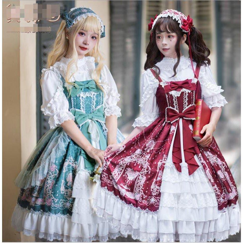 ロリータドレス ゴシックゴスロリ 花嫁ドレス 学園祭 文化祭 イベント ハロウィン コスプレ仮装 JSKドレス ワンピース Lolitaお姫様ドレス