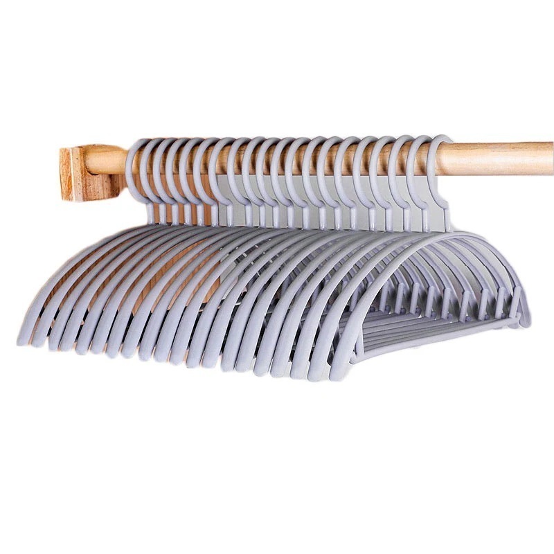 すべらない三日月ハンガー 60本セット 頑丈 跡がつかない 20本単位選べるカラー シルエット