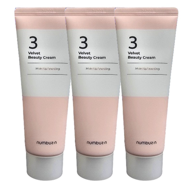 【お得な3個セット】No.3 スムースベルベット ビューティークリーム 60ml×3個 韓国フェイスクリーム 保湿 なめらか肌 ツヤ 弱酸性 4,963円