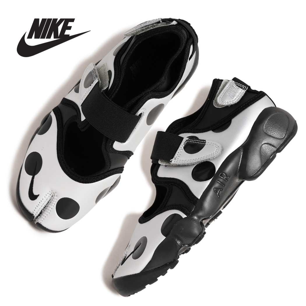 NIKE ナイキ ウィメンズ エア リフト サンダル スニーカー WMNS AIR RIFT BLACK METALLIC SILVER ( シルバー 水玉 足袋 タビ レディース IR1226-00