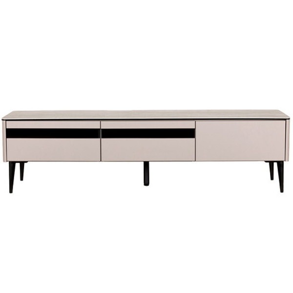 筑波産商 TVボード 150 セラミックトップ C/WG 天板コーラルグレイ/本体ウォームグレイ メーカー直送