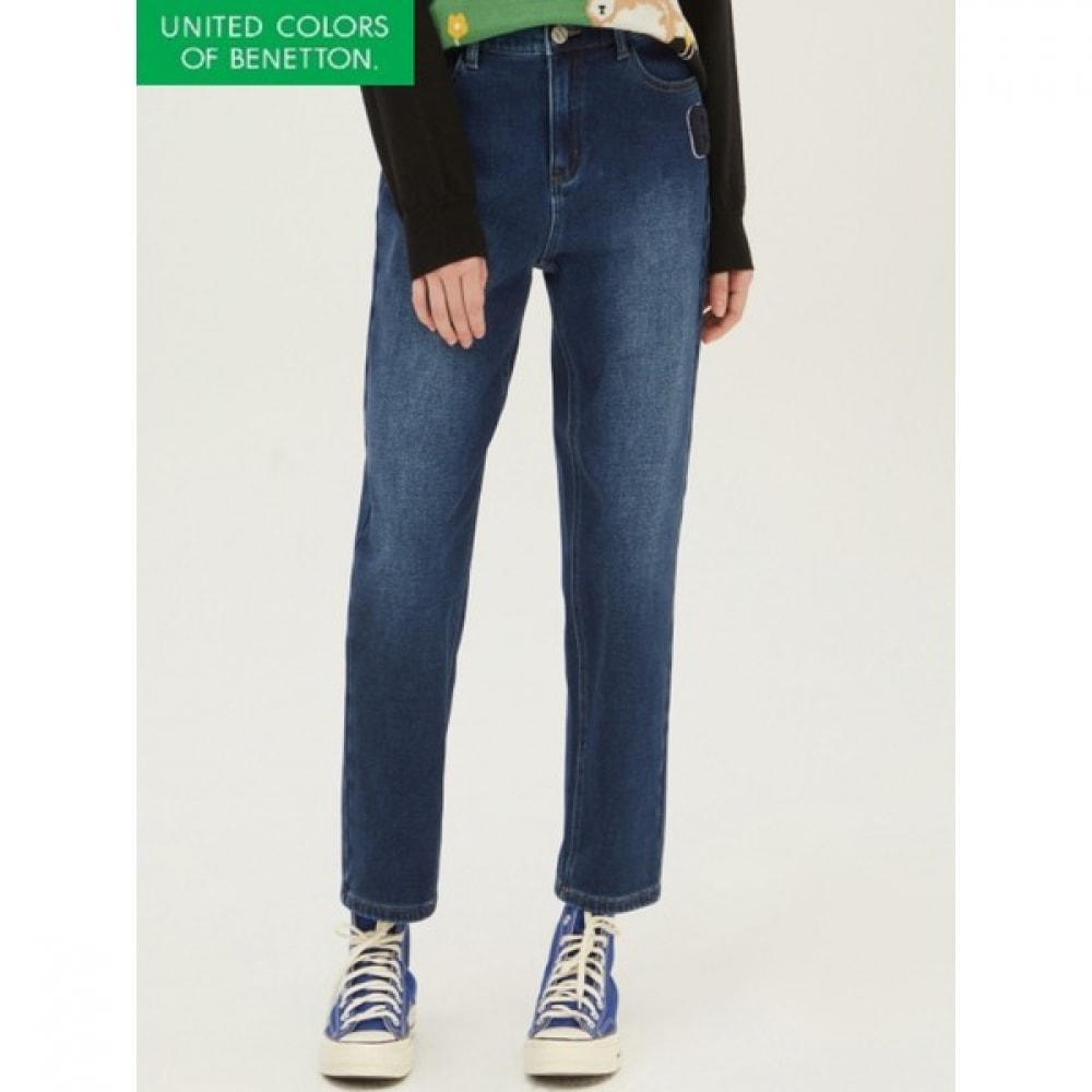 (ベネトン) ワッフェンバギー起毛デニムパンツ_BADPA9461