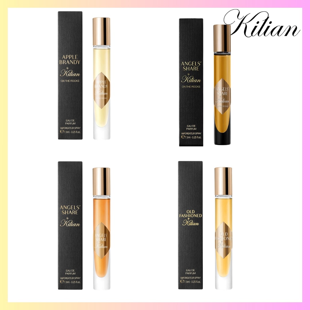 [KILIAN] The Liquors 7.5ml 4種 香水 + FREE OMAKE ミニ香水 香水 ミニサイズ アトマイザー 持ち運び 携帯用 コンパクト