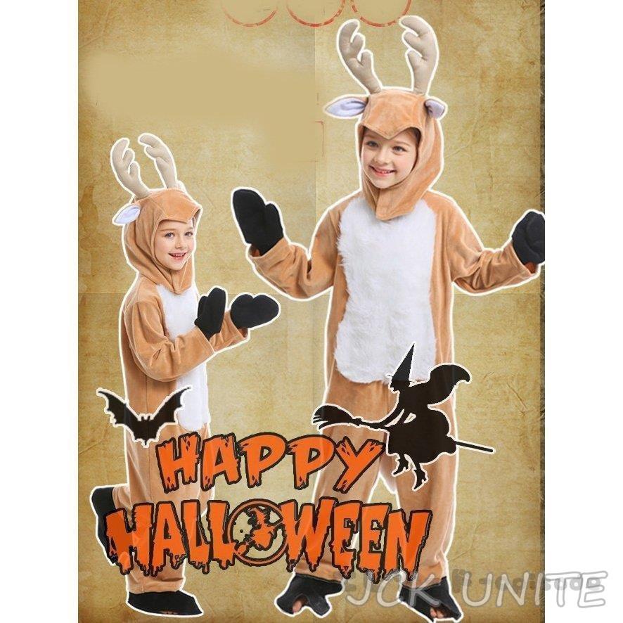 子供jckunite衣装子供 女の子 男の子 動物 鹿 トナカイ キッズ jckunite衣装 幼稚園jckunite衣装 最新jckunite衣装 ハロウィーン