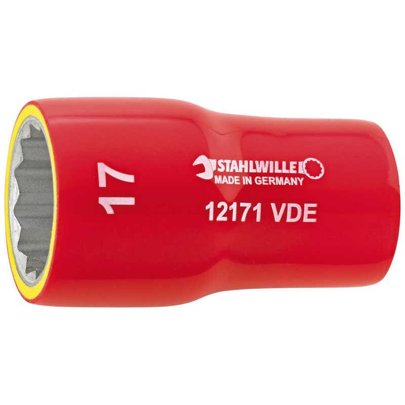 STAHLWILLE　3/8SQ 絶縁ソケット 20mm　12171VDE-20