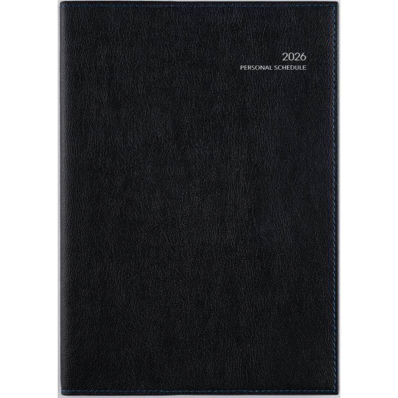 （まとめ買い）高橋書店 2026年 手帳 No.504 ディアクレールラプロ4 月曜始まり A5判 月間ブロック式 ブラック [x3]