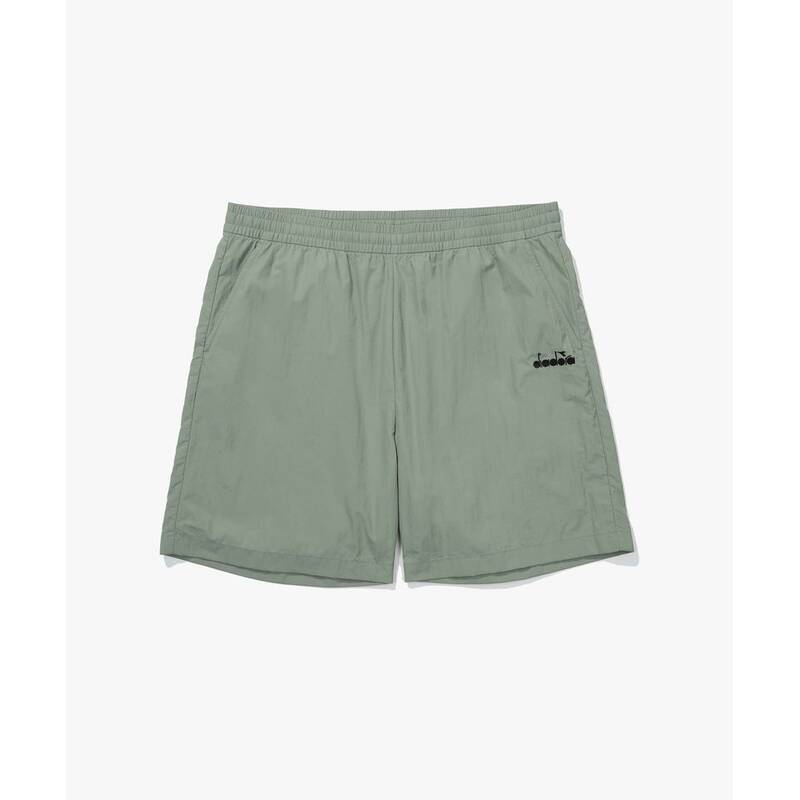 ディアドラ diadora コンピー 4分丈 ウーブンショーツ カーキ D5223LWP51KAL 401684