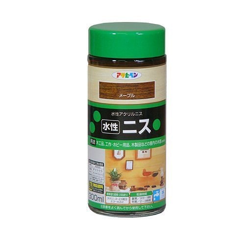 （まとめ買い）水性ニス メープル 300ml [x3]