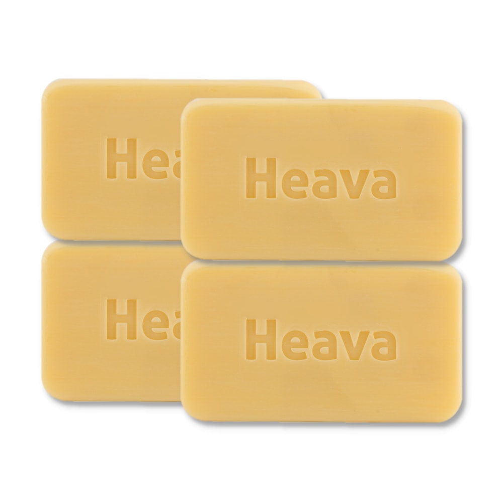 頭皮臭の消臭力認証を受けた天然成分の低刺激シャンプー用固体石鹸 100g X 4個